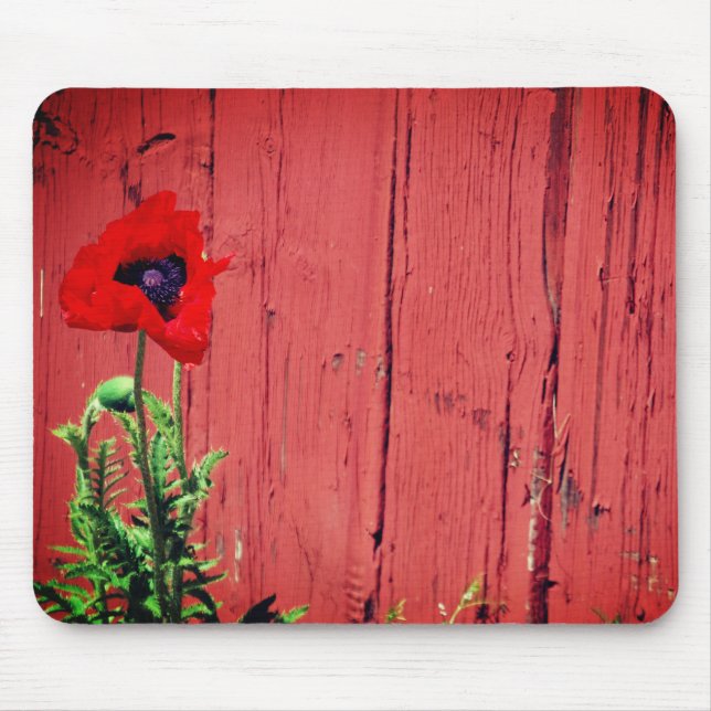 Typische schwedische Falun Farben, rot Farbe Mousepad (Vorne)