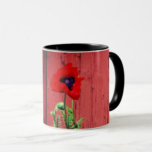 Typische schwedische Falun Farben, rot Farbe Tasse