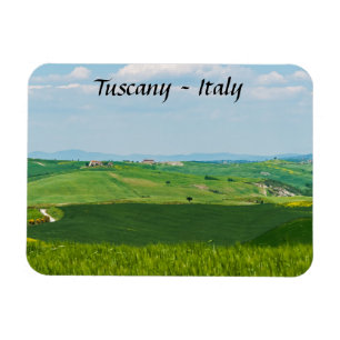 Typische toskanische Landschaft Magnet