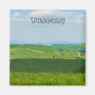 Typische toskanische Landschaft Magnet