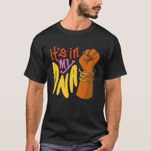 Typischer afrikanischer Proud Fist BLM T-Shirt