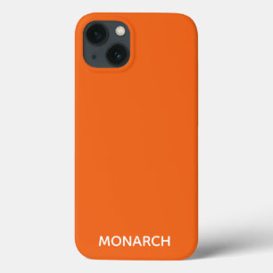 Typischer orangefarbener Monarchschmetterling Case