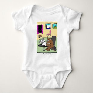 Typisches Biber-Endspiel & Testament Baby Strampler