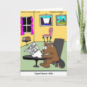 Typisches Biber-Endspiel & Testament Karte