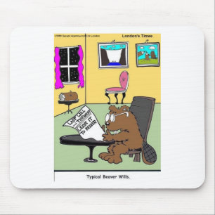 Typisches Biber-Endspiel & Testament Mousepad