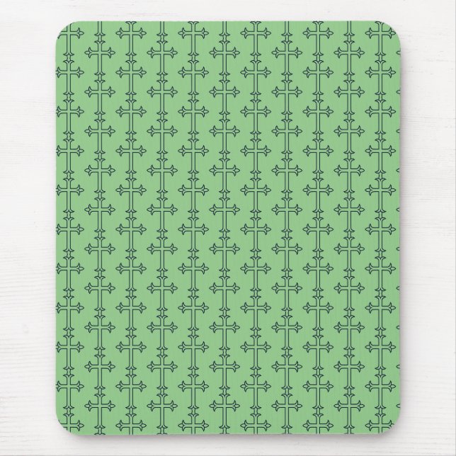 Typisches Christliches Kreuz Mousepad (Vorne)