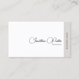 Typisches Logo für Unternehmen Visitenkarte