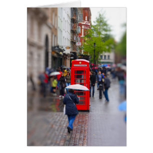 Typisches London - Vergessen Sie nicht die Umbrell