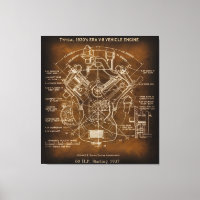 Typisches Motorenkonzept des ERA V-8-Motors der 30