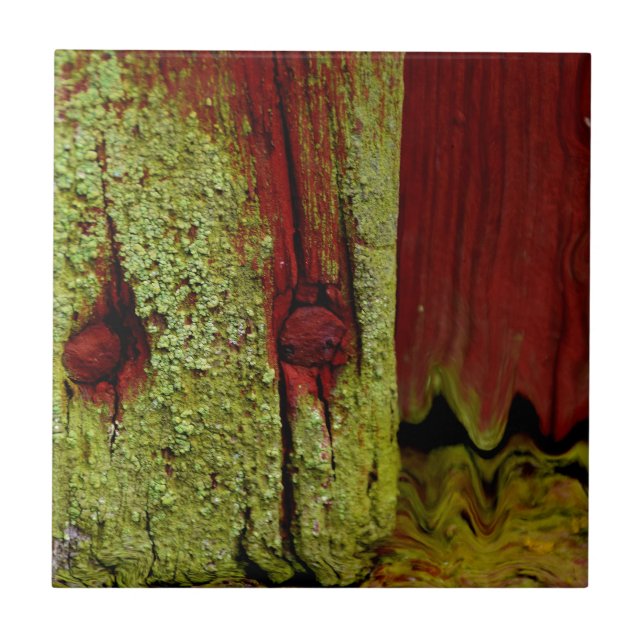 Typisches Schwede Falun rote Farbe, sehr populär Fliese (Vorderseite)