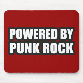 Typmädchen ANGETRIEBEN DURCH PUNKfelsen-Musik Mousepad