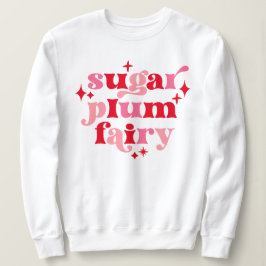Typografie Art Sugum Fairy Pink & Red Sweatshirt