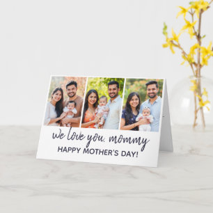 Typografie Bibelvers Foto-Collage Muttertag Karte