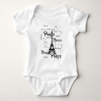 Typografie Calligrafie Paris Frankreich Eiffelturm