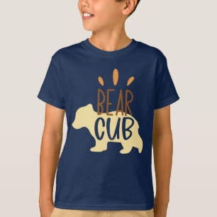 Typografie der Bärenkube T-Shirt