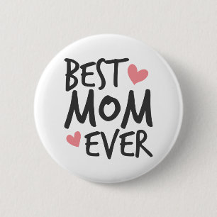 Typografie der besten Mama je Muttertag  Button