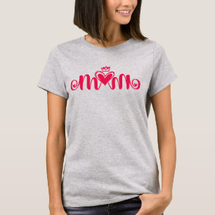 Typografie der eleganten Design Text-Mama mit Herz T-Shirt