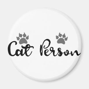 Typografie der Katze Magnet