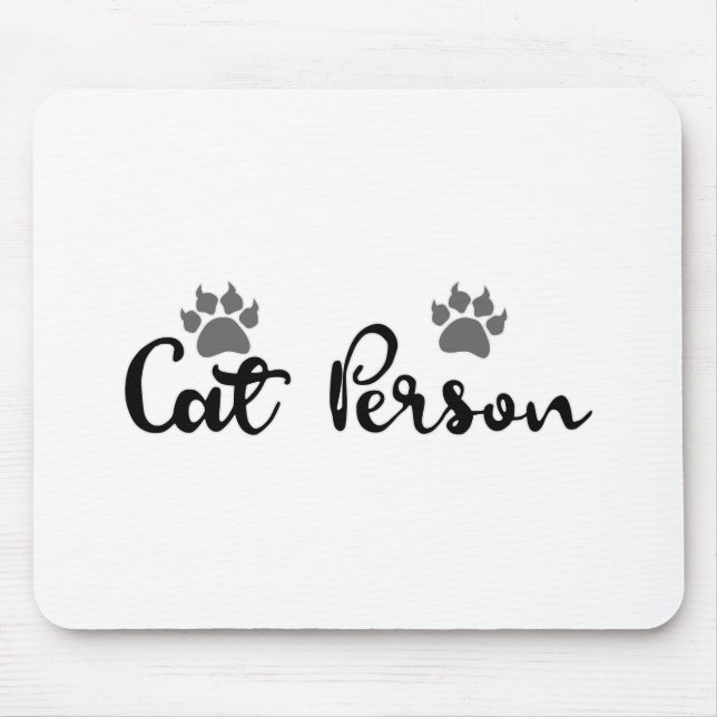 Typografie der Katze Mousepad (Vorne)