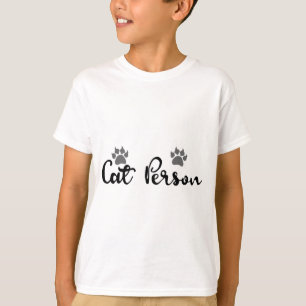 Typografie der Katze T-Shirt