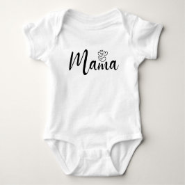 Typografie der Mama Text im eleganten Design Baby Strampler
