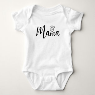 Typografie der Mama Text im eleganten Design Baby Strampler