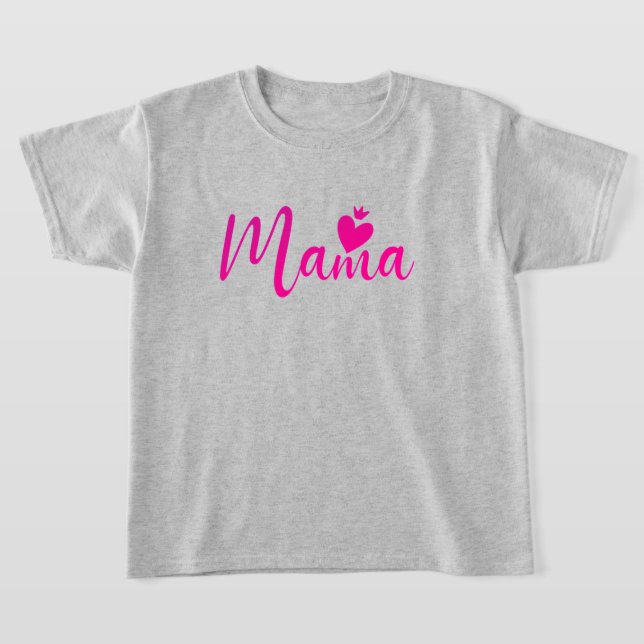 Typografie der Mama Text im eleganten Design T-Shirt (Ablage )
