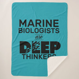 Typografie der Meeresbiologin Sherpadecke