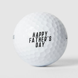 Typografie des einfachen glücklichen Vaters | Golf Golfball