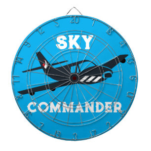 Typografie des Sky Commander, Flugzeugfliegen, Luf Dartscheibe