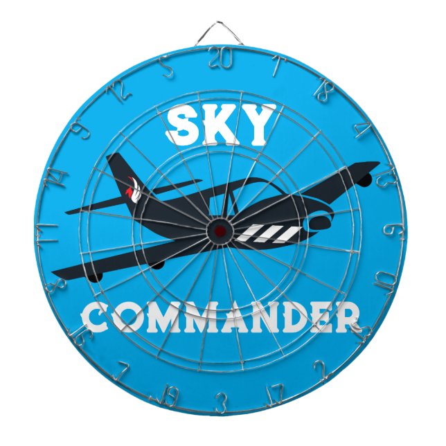 Typografie des Sky Commander, Flugzeugfliegen, Luf Dartscheibe (vorne)