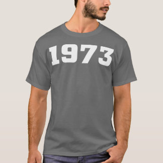 Typografie des Vintagen Jahres 1973 T-Shirt