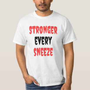 Typografie Design Stärken Sie jeden Schluck T-Shirt