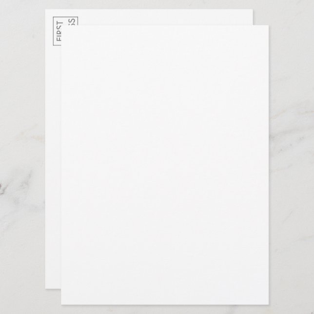 Typografie eines benutzerdefinierten Fotos Große P Einladung (Vorne/Hinten)