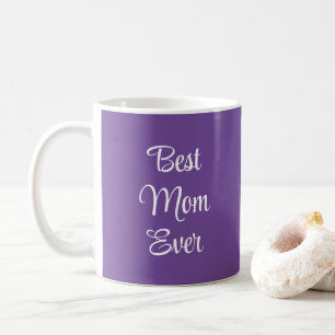 Typografie Elegante Moderne Lila Beste Mama je Kaffeetasse