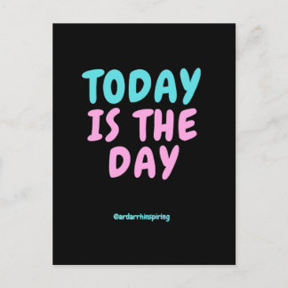 Typografie Expressive Modebekleidung Postkarte