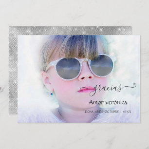 Typografie Foto Vielen Dank Dankeskarte