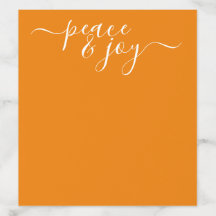 Typografie Frieden und Freude Moderne Weihnachten
