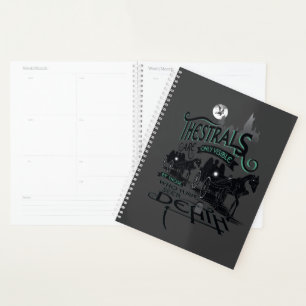 Typografie-Grafik Harry Potters Thestrals Planer