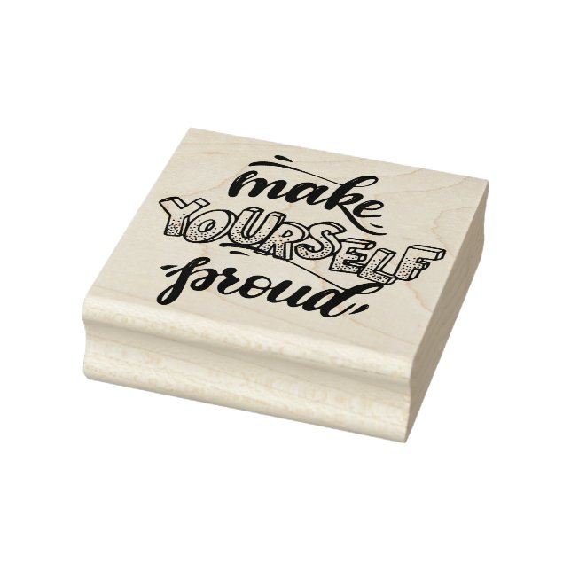 Typografie Gummistempel (Stempel)
