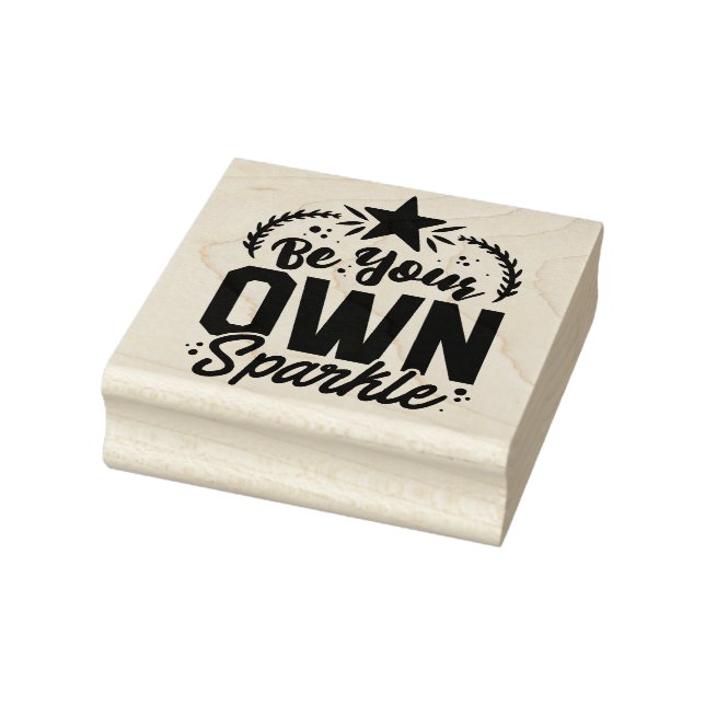 Typografie Gummistempel (Stempel)