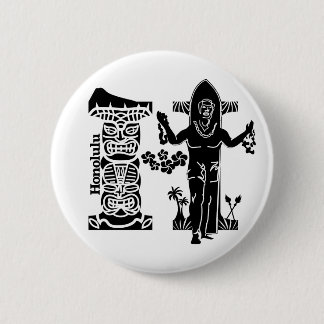 Typografie H (Honolulu: USA) Button