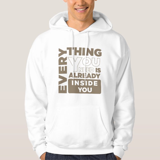 Typografie Hoodie (Vorderseite)