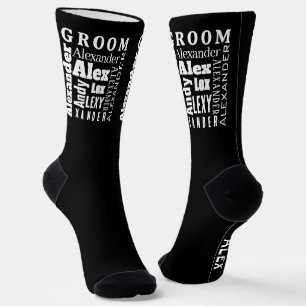 Typografie - Ihr Name oder Ihre Kostprobe Socken