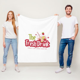 Typografie-Illustration-Logo-Kunstwerk Fleecedecke