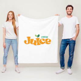 Typografie Illustration Logo Kunstwerk Fleecedecke