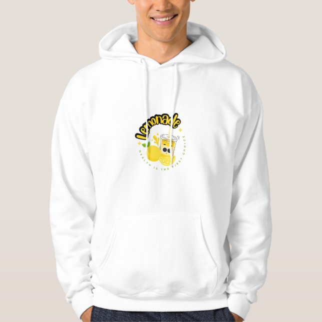 Typografie-Illustrationskunstwerk Hoodie (Vorderseite)