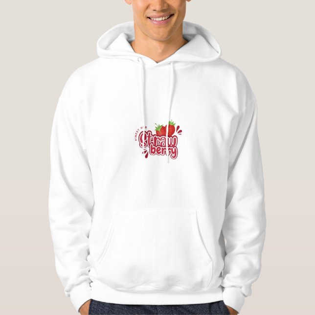 Typografie-Illustrationskunstwerk Hoodie (Vorderseite)
