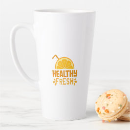 Typografie-Illustrationskunstwerk Milchtasse