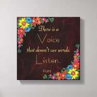 Typografie - inspirierendes Zitat von Rumi